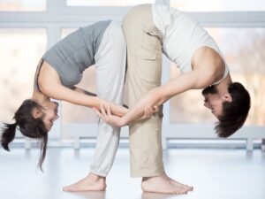 Yoga poses for two people